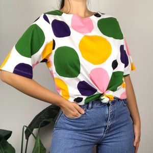 Marimekko polka dot shirt - Large